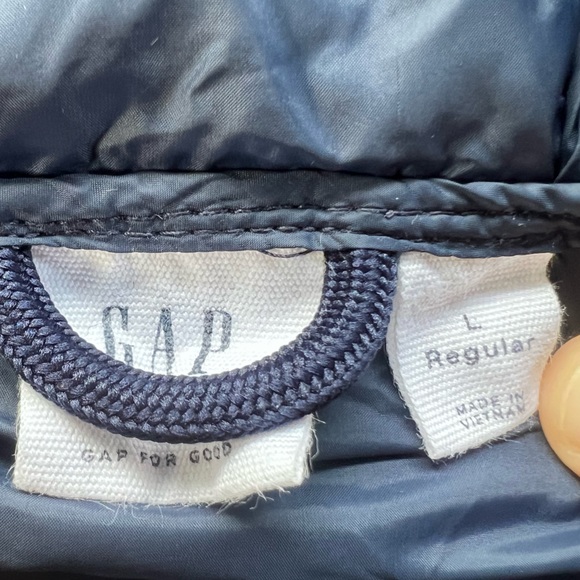 Gap Lightweight Puffer Navy Blue Boys Jacket - Picture 4 of 5